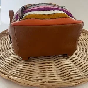 Fossil | Bags | Fossil Womens Megan Mini Leather Striped  display picture 1